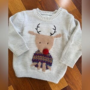 Zara Kids Reindeer Sweater